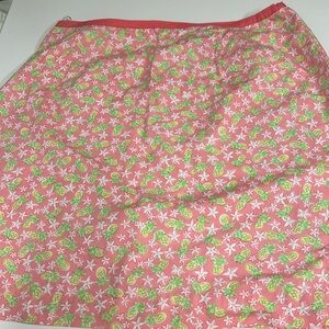 ❤️❤️LILLY PULITZER Skirt ~ Pink Pineapple ~ VINTAGE White Label ~ Size 14